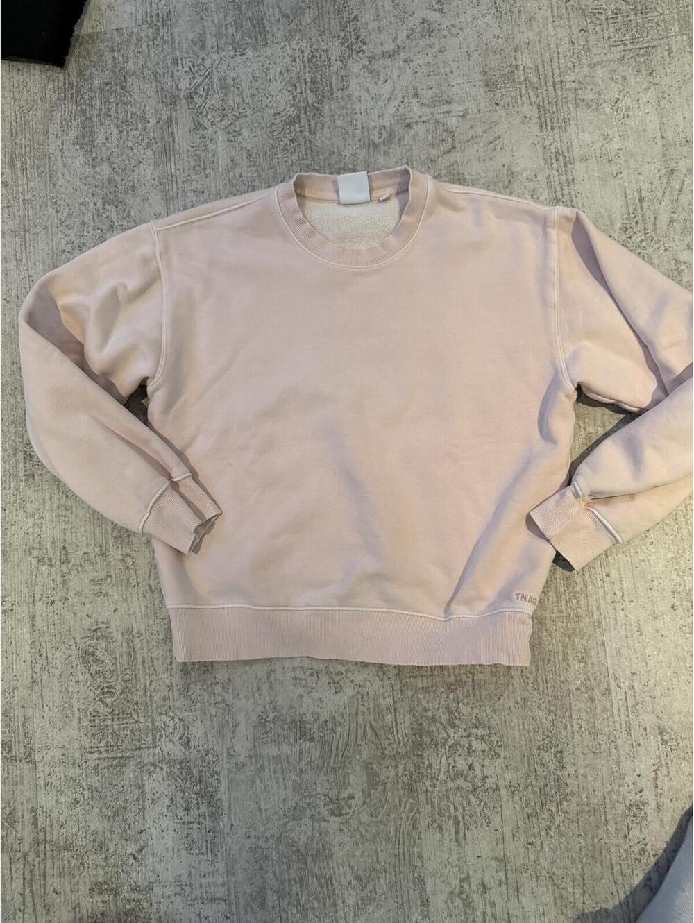 NWOT TNA Sweatfleece Baby Pink Crewneck Sweatshirt small